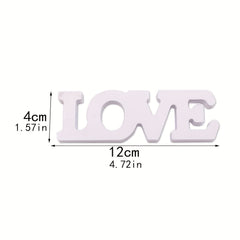 HOME LOVE Letter White HOME Art Decoration Ornaments
