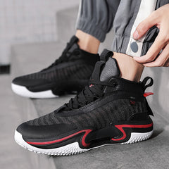 Atmungsaktive, stoßdämpfende High-Top-Sportschuhe für Herren