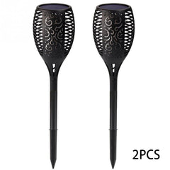 LED Waterproof Solar Torch Light Lamp Outdoor Landscape Decoration Garden Lawn Light