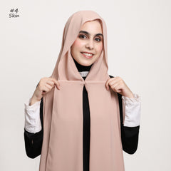 Solid-color High-quality Silky-soft Thick Chiffon With Built-in Magnets