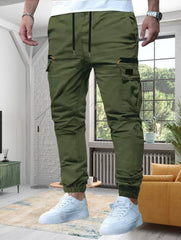Outdoor Casual Work Pants With Drawstring Cuffs