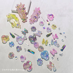 Flower Butterfly Nail