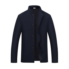 Thickened Mens Outerwear For Fall And Winter Casual Style For Middle-aged Men