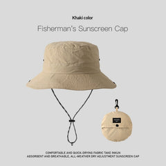 Wide-brimmed UV-protective Breathable Sun Hat