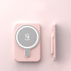 Mini-Powerbank mit Schnellladefunktion, magnetisch, kabellos, 5000 mAh, tragbar