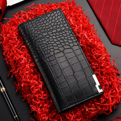 Mens Long Zipper Card Holder And Wallet 2-in-1