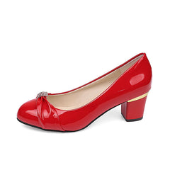 Women's Slip-on Low-cut Round-toe Shoes