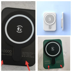 Mini-Powerbank mit Schnellladefunktion, magnetisch, kabellos, 5000 mAh, tragbar