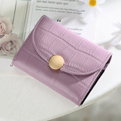 Cowhide Compact Multi-functional Small Wallet