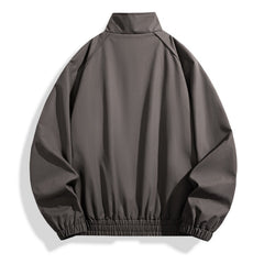 Stand Collar Jacket For Men Loose Casual Jacket