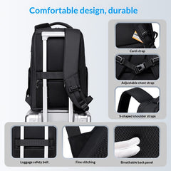 Mens Simple Casual Backpack For Commuting Business Trips And Everyday Use