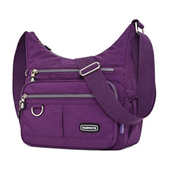 Nylon Womens Water-resistant Crossbody Bag