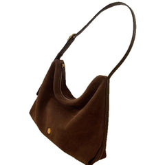 Suede Tote Bag For Women Large-capacity Underarm Or Shoulder Bag