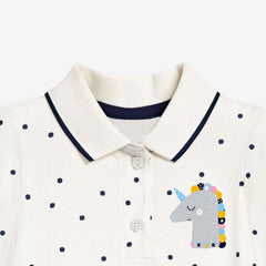 New Style Children's Skirt Long-sleeved Girls Striped POLO Skirt