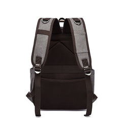 Trendy Solid Color Mens Backpack With Large Capacity