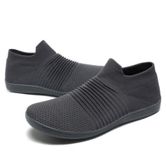 Flyknit Wide-toe Slip-on Sock Shoes Lightweight Comfortable And Durable For Men