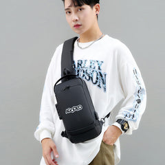 Korean-style Simple Lightweight Trendy Crossbody Bag For Men