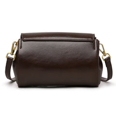 Retro Commuter PU Soft Leather Multi-Compartment Versatile Casual Crossbody Bag