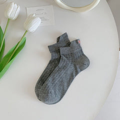 6pairs Butterfly Knot Socks Children's Socks Summer Thin Ballet Style, Mid Tube Socks, Embroidered Socks, Summer