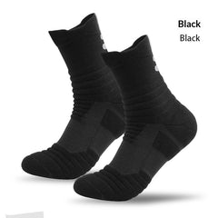 Basketball Socks Thickened Towel-bottom Mid-calf Length Breathable Sweat-absorbing And Non-slip