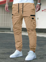Outdoor Casual Work Pants With Drawstring Cuffs