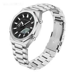 Dual-display Multi-function Summer-time Mens Watch