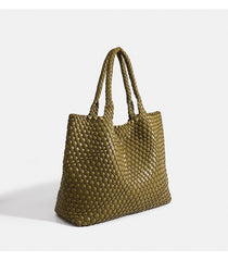 Hochwertige, handgewebte, stilvolle Schultertasche mit großem Fassungsvermögen