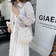Cross-border Beach Vacation-style Rope-weaved Bag