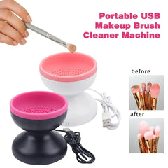 Elektrischer Make-up-Pinselreiniger, tragbar, automatisch, USB-Anschluss, Reinigungsset für Kosmetikpinsel aller Größen