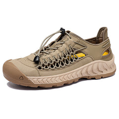 Hand-woven Sandals Men's Non-slip Wear-resistant Summer Outer Wear Breathable Closed Toe