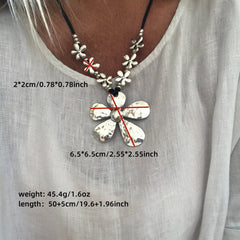 Retro Alloy Pendant Necklace For Women