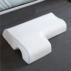 Couples Pillow Arched Cuddle Pillow With Slow Rebound Memory Foam For Arm Rest Hand Pillow