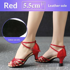 New Style Latin Dance Shoes For Women Square Dancing And Ballroom Dancing