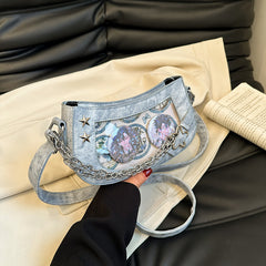 Niche Design Japanese-Korean Style All-Match Underarm Clutch Bag