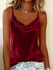 Women's Solid Color Camisole T-Shirt