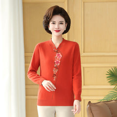 Pure Wool Sweater Jacquard Wool Sweater