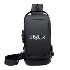 Korean-style Simple Lightweight Trendy Crossbody Bag For Men