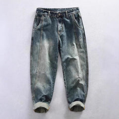 Springautumn Relaxed Fit Jeans For Men