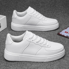 Comfortable Thick-soled Height-increasing Shoes With An Elevated Autumn Vibe
