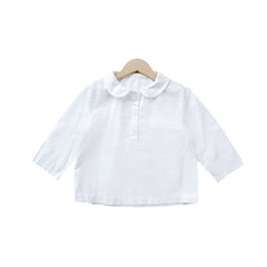Men's And Women's Baoya Hemp Polo Collar Top