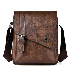 Men's Retro Casual Large-Capacity Crossbody Bag