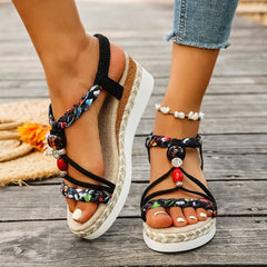 Women's Casual Thick-Soled High-Heel Sandals