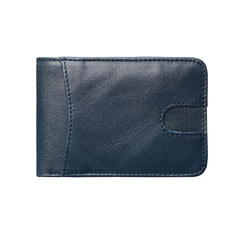 Oil-waxed Leather US Dollar Clip Card Holder