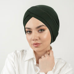 Womens Mercerized Cotton Forehead Band Hat