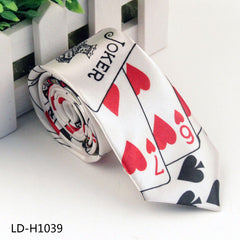 Fashion Casual Men's Polyester Silk Printed Tie