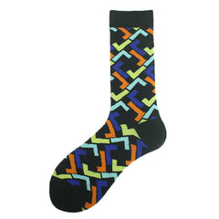Fashion Casual Creative Printing Men's And Women's Cotton Socks