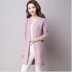 Hollow sweater knit sweater