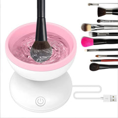 Elektrischer Make-up-Pinselreiniger, tragbar, automatisch, USB-Anschluss, Reinigungsset für Kosmetikpinsel aller Größen
