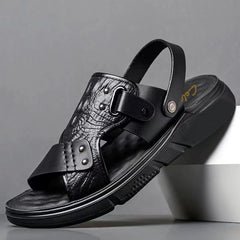 Summer Beach Non-Slip Breathable Thick Soft-Soled Durable Dual-Use Mens Sandals