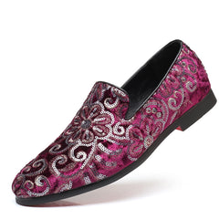 Plus-size Men's Casual Fashion Sequin Dress Shoes